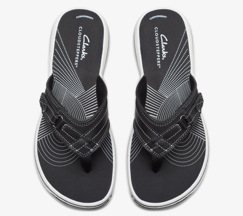 Clarks Cloudsteppers Sport Thong Sandals - Breeze Sea — View 5