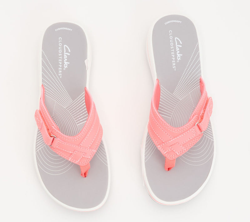 Clarks Cloudsteppers Sport Thong Sandals - Breeze Sea — View 27