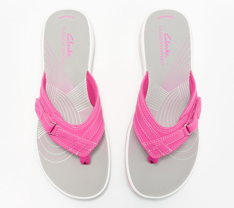 Clarks Cloudsteppers Sport Thong Sandals - Breeze Sea — View 67