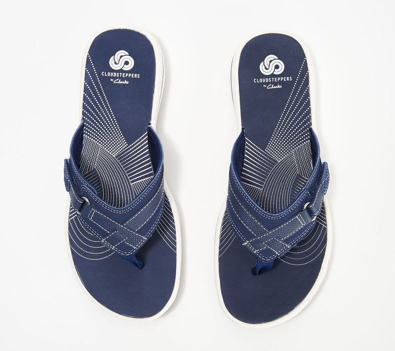 Clarks Cloudsteppers Sport Thong Sandals - Breeze Sea — View 7
