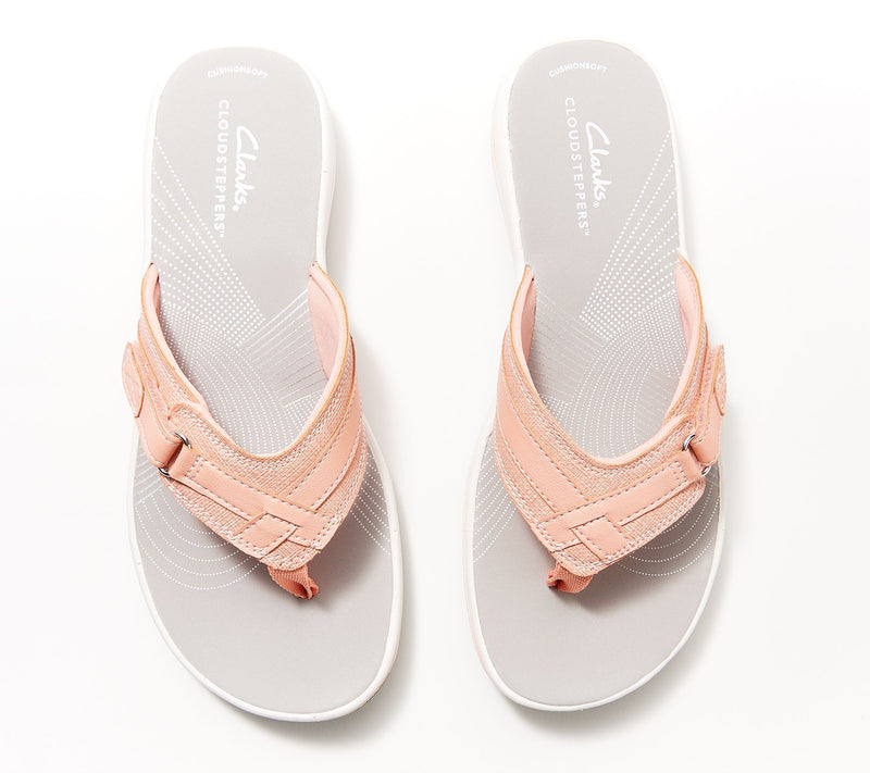 Clarks Cloudsteppers Sport Thong Sandals - Breeze Sea — View 57