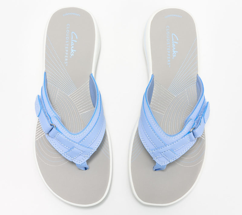 Clarks Cloudsteppers Sport Thong Sandals - Breeze Sea — View 69