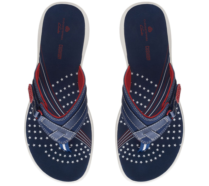 Clarks Cloudsteppers Sport Thong Sandals - Breeze Sea — View 11