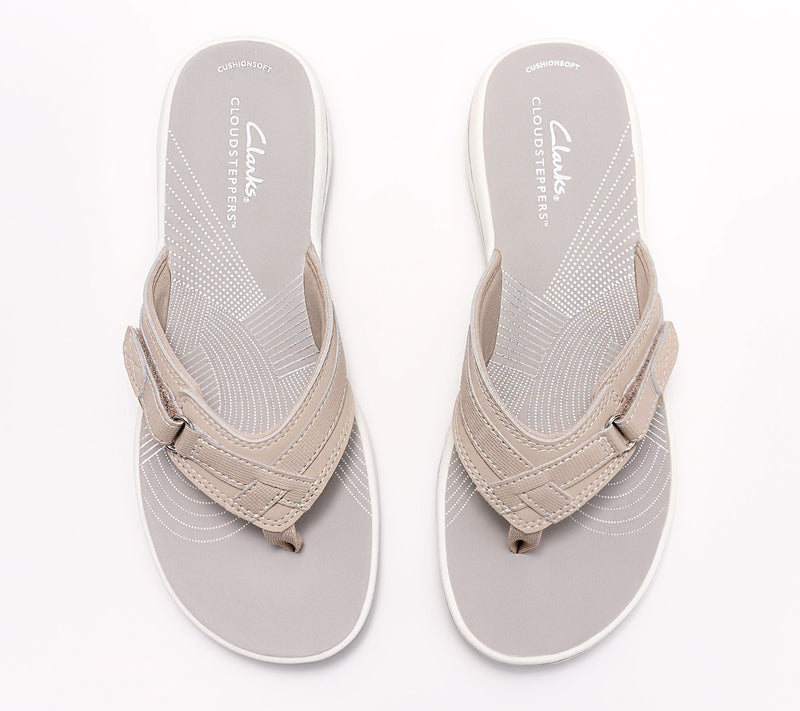 Clarks Cloudsteppers Sport Thong Sandals - Breeze Sea — View 63