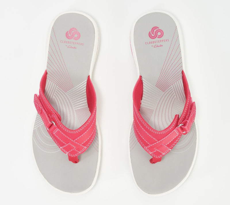 Clarks Cloudsteppers Sport Thong Sandals - Breeze Sea — View 17