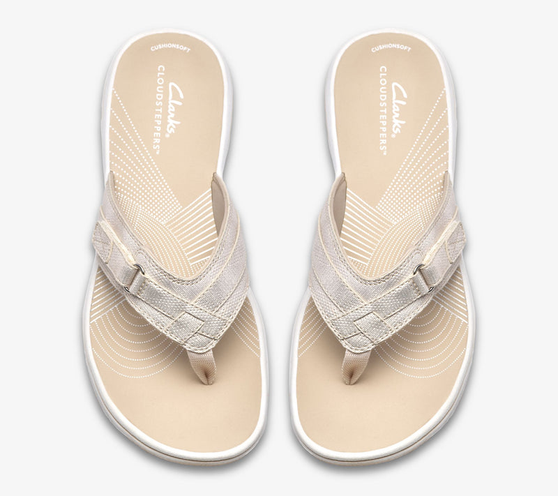 Clarks Cloudsteppers Sport Thong Sandals - Breeze Sea — View 101