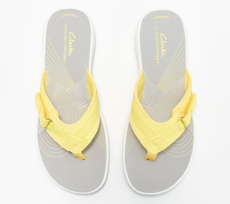 Clarks Cloudsteppers Sport Thong Sandals - Breeze Sea — View 65