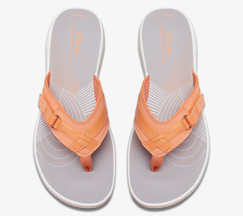 Clarks Cloudsteppers Sport Thong Sandals - Breeze Sea — View 81