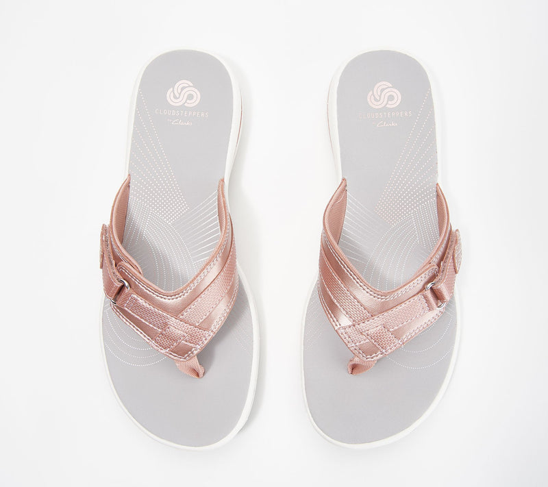 Clarks Cloudsteppers Sport Thong Sandals - Breeze Sea — View 93