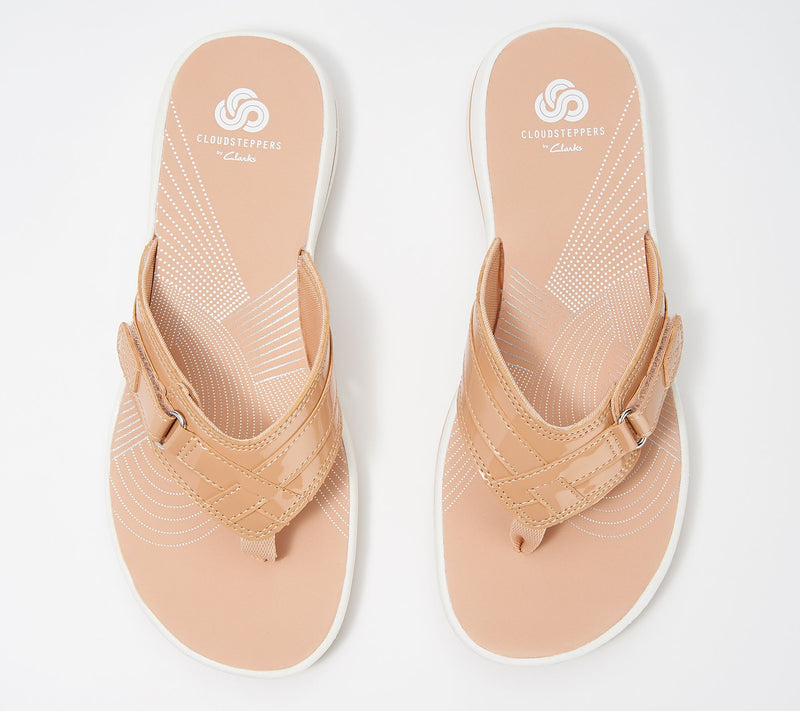 Clarks Cloudsteppers Sport Thong Sandals - Breeze Sea — View 25