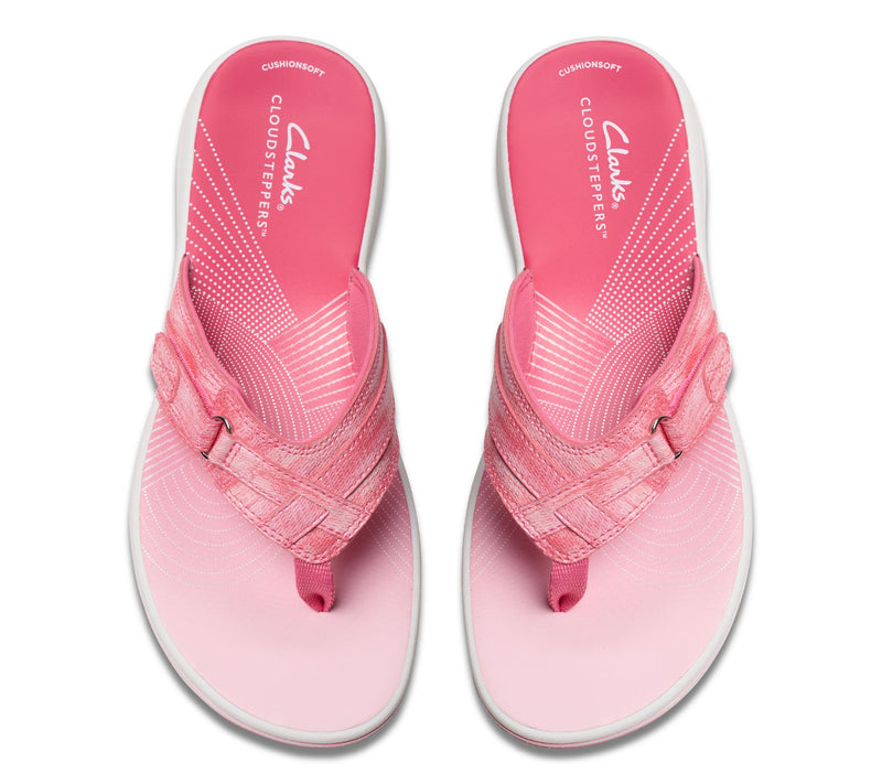 Clarks Cloudsteppers Sport Thong Sandals - Breeze Sea — View 79