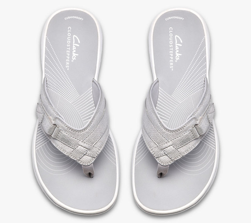 Clarks Cloudsteppers Sport Thong Sandals - Breeze Sea — View 91