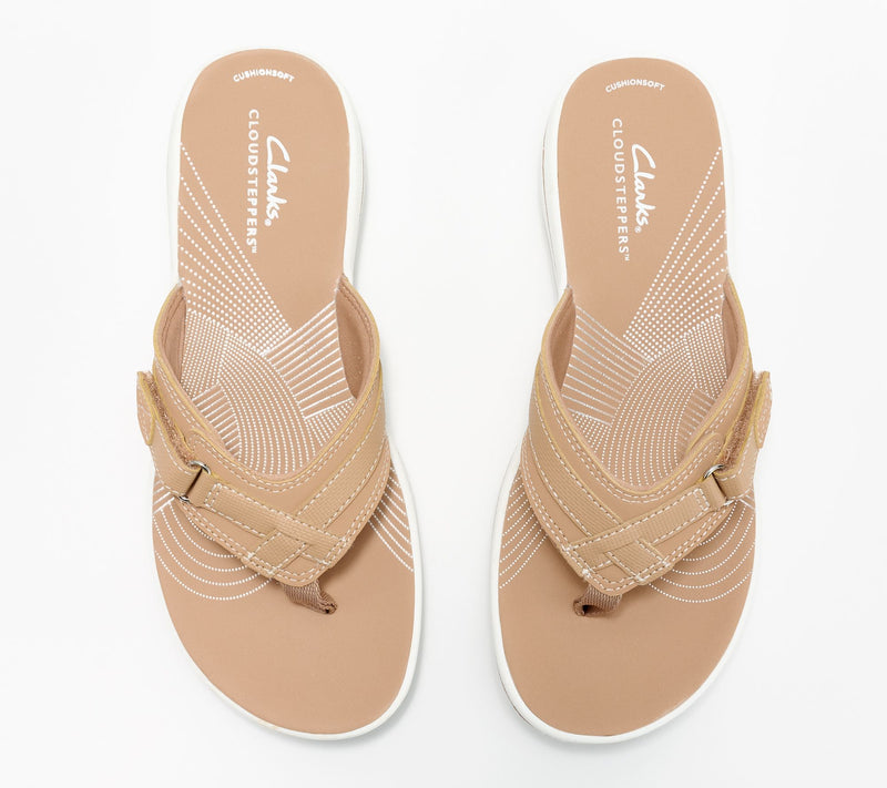 Clarks Cloudsteppers Sport Thong Sandals - Breeze Sea — View 71