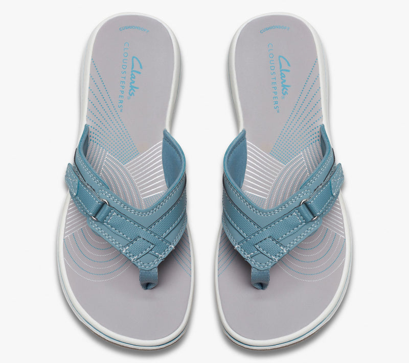 Clarks Cloudsteppers Sport Thong Sandals - Breeze Sea — View 47