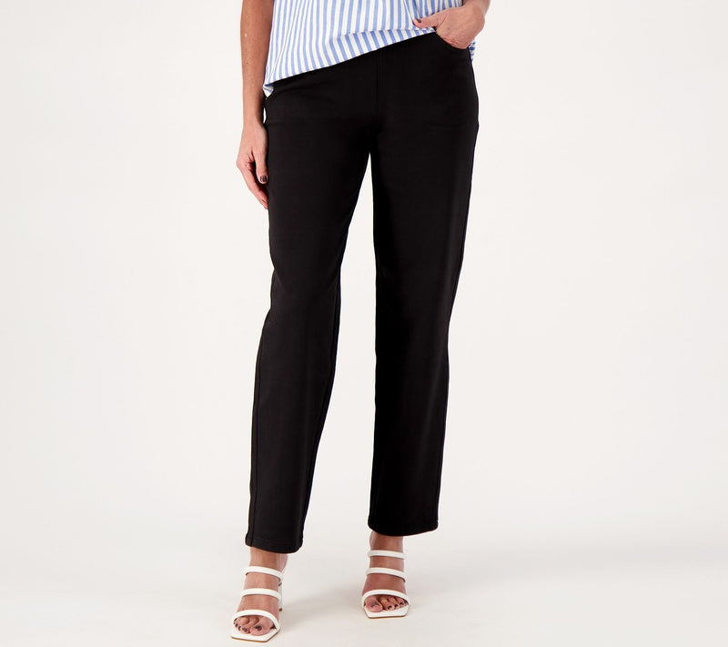 Quacker Factory Short DreamJeanne Pull-On Straight Leg — View 20