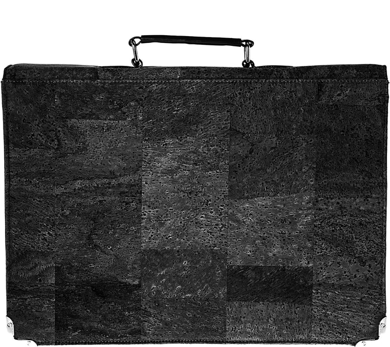 Earth Wood Goods Cork Men's Faro Briefcase — View 3