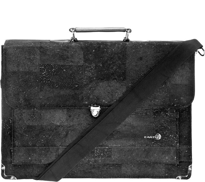 Earth Wood Goods Cork Men's Faro Briefcase — View 2