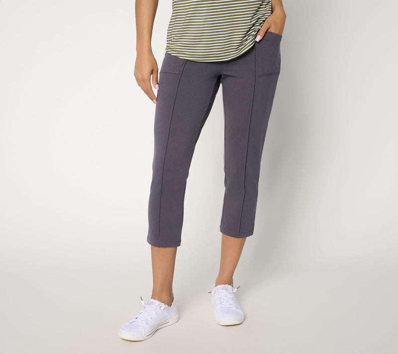 Denim & Co. Active Duo Stretch Capris — View 29