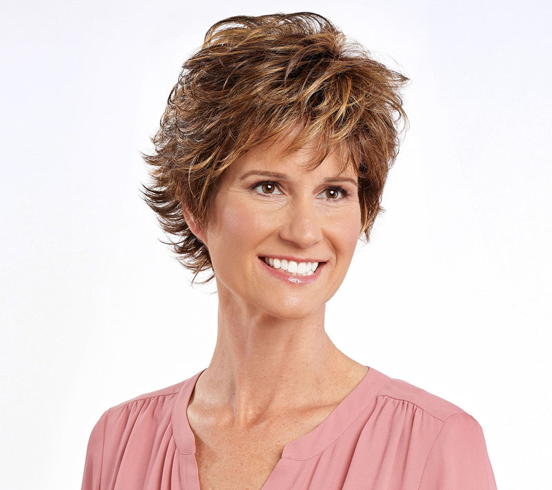 Toni Brattin Anytime Layered Wig With Styleable Fiber — View 7