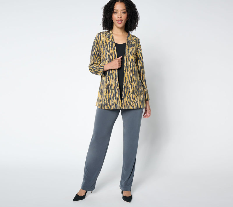 Susan Graver Essentials Tall Liquid Knit Straight Leg Pants — View 37
