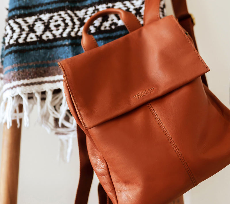 American Leather Co. Leather Liberty Backpack — View 53