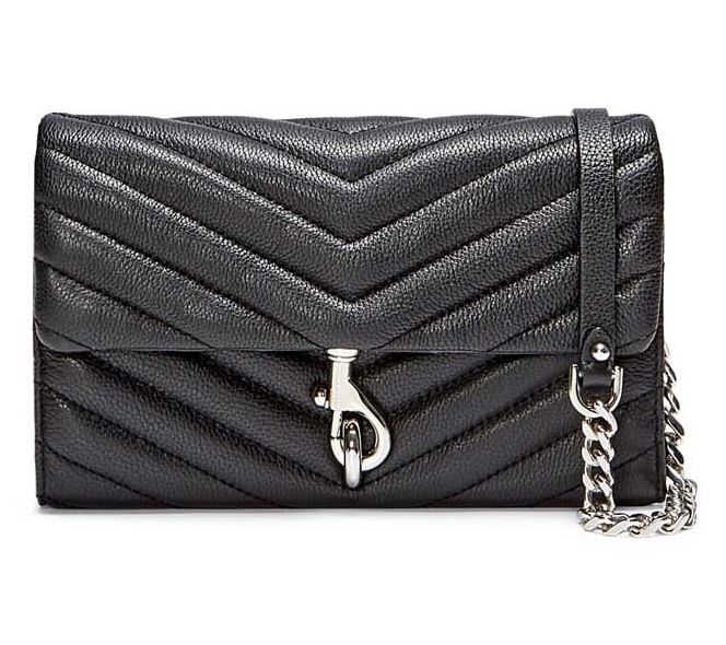 Rebecca Minkoff Leather Edie Wallet on Chain — View 3