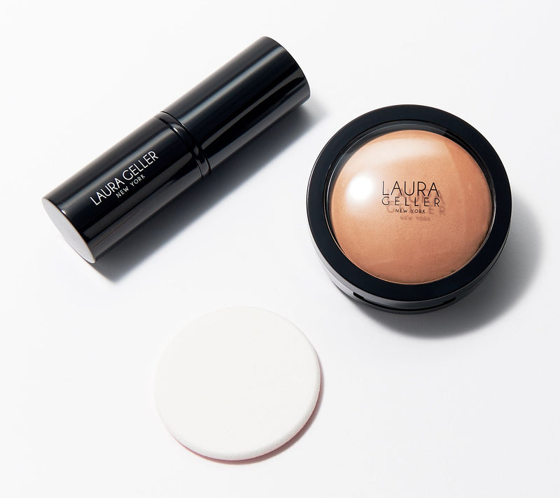 Laura Geller Double Take Foundation with Kabuki Brush — View 19