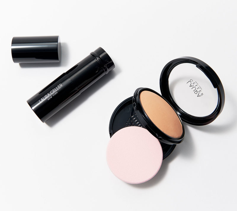 Laura Geller Double Take Foundation with Kabuki Brush — View 18