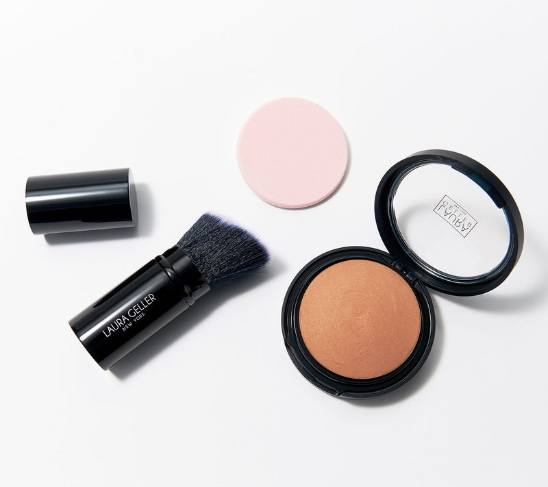 Laura Geller Double Take Foundation with Kabuki Brush — View 17