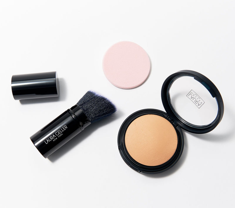 Laura Geller Double Take Foundation with Kabuki Brush — View 11