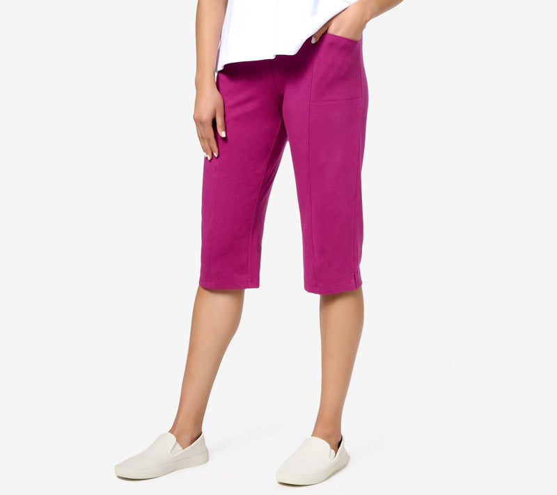 Denim & Co. Active Regular Duo Stretch Skimmer with Pockets — View 17