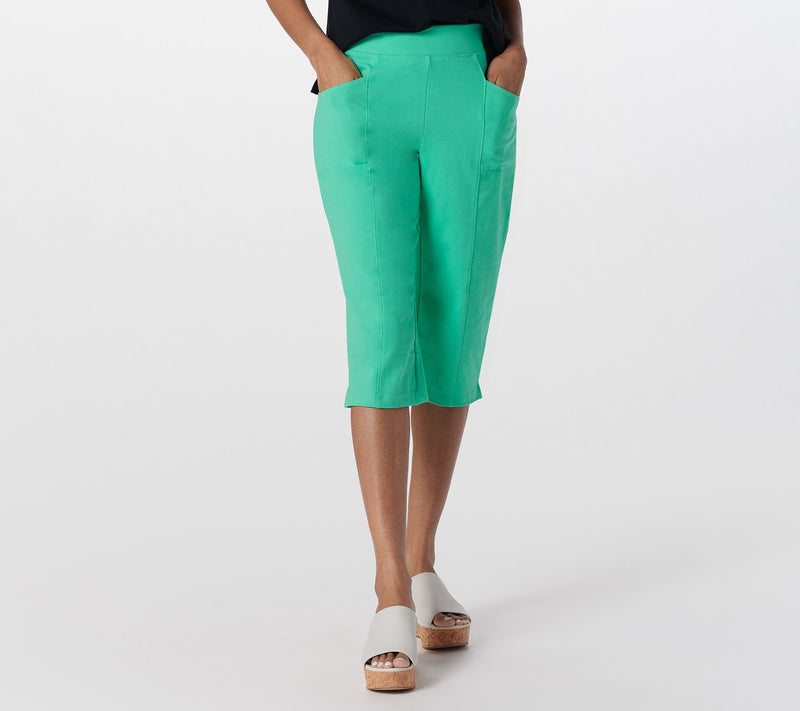 Denim & Co. Active Petite Duo Stretch Skimmer with Pockets — View 11