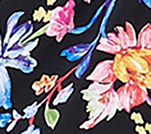 Susan Graver Print or Solid Liquid Knit Fit & Flare Dress — View 12