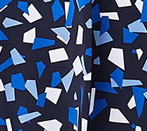 Susan Graver Print or Solid Liquid Knit Fit & Flare Dress — View 18