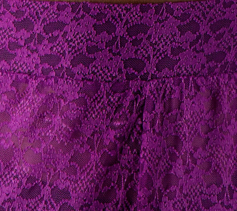 LOGO Layers by Lori Goldstein Petite Stretch Lace Leggings — View 21