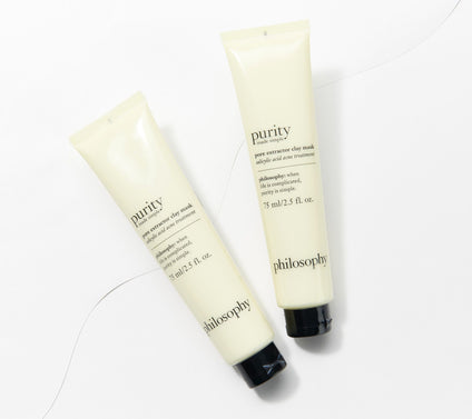 philosophy pore extractor clay mask 2.5oz duo