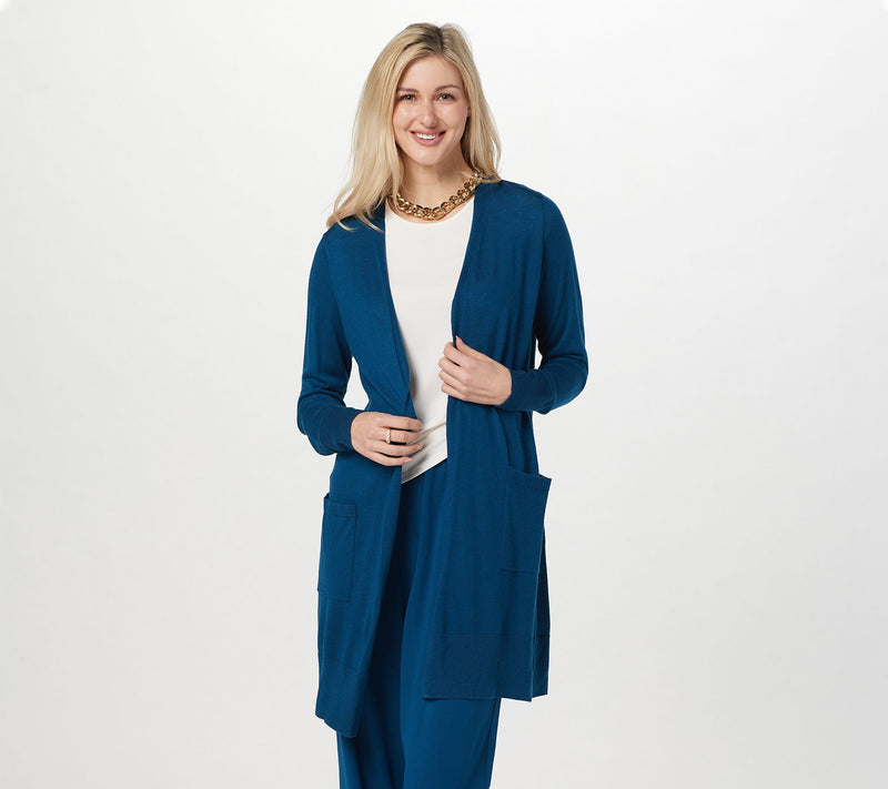 Form & Line by Universal Standard Knee Length Cardigan — View 5