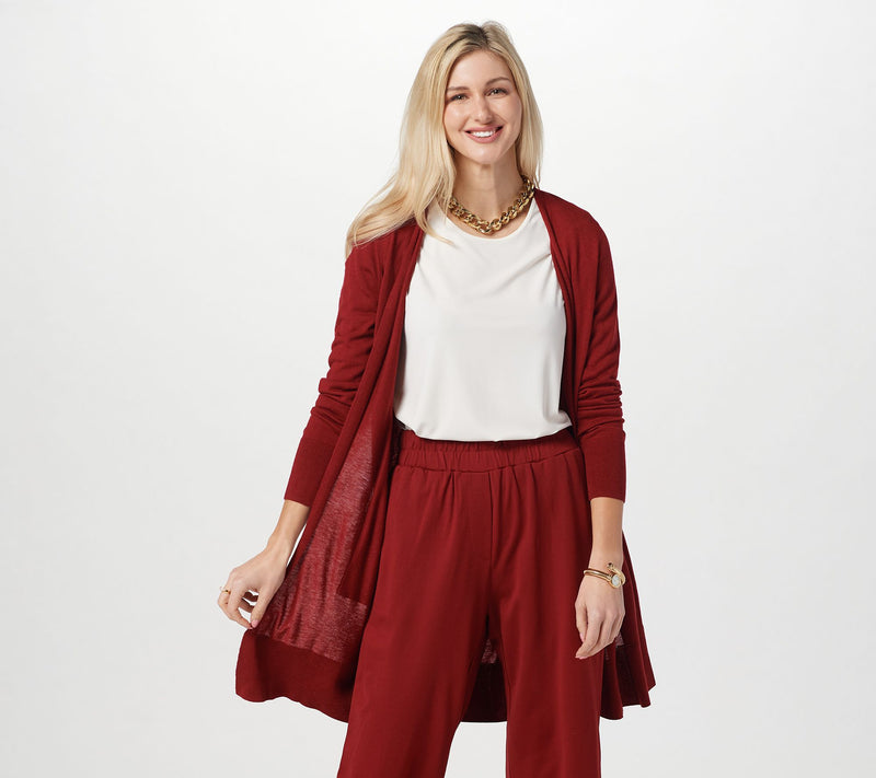 Form & Line by Universal Standard Knee Length Cardigan — View 7