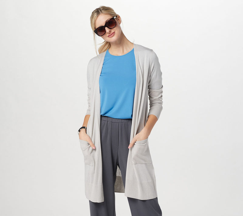Form & Line by Universal Standard Knee Length Cardigan — Main view