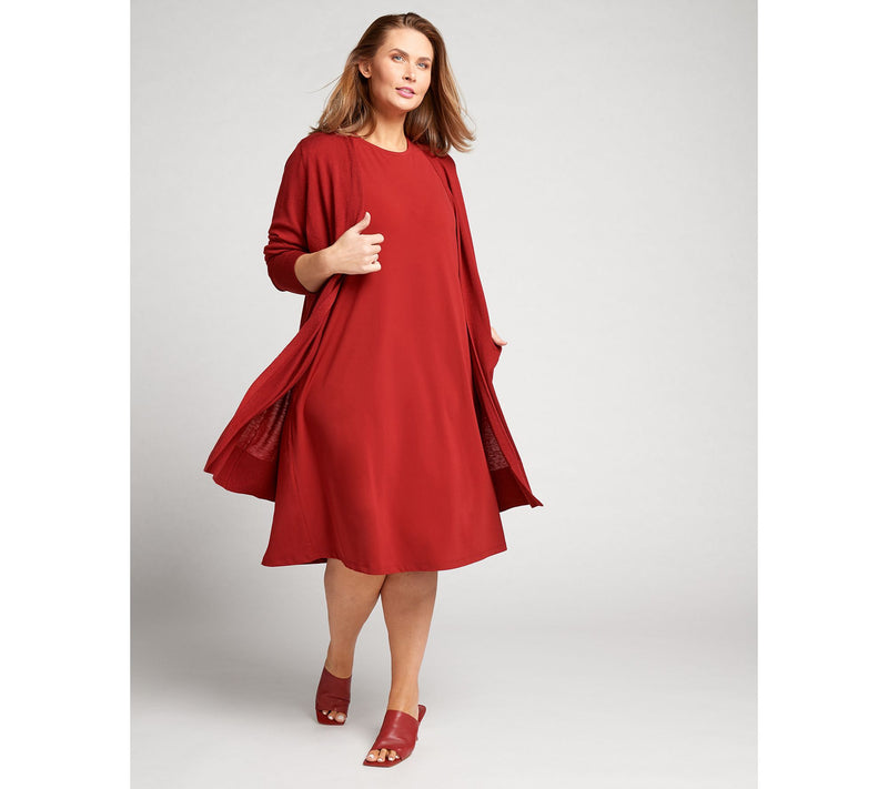 Form & Line by Universal Standard Knee Length Cardigan — View 16