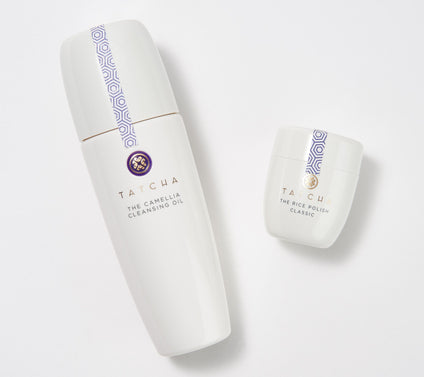 TATCHA Camellia Cleansing Oil and Travel-Size Rice Powder