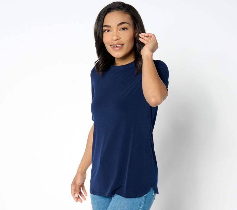 Susan Graver Modern Essentials Liquid Knit Top — View 21