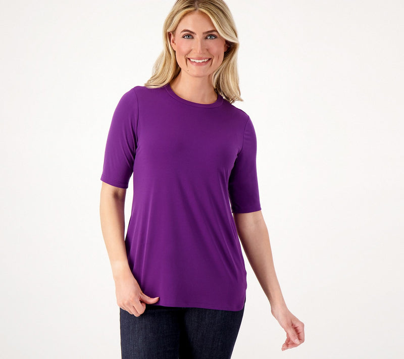 Susan Graver Modern Essentials Liquid Knit Top — View 24