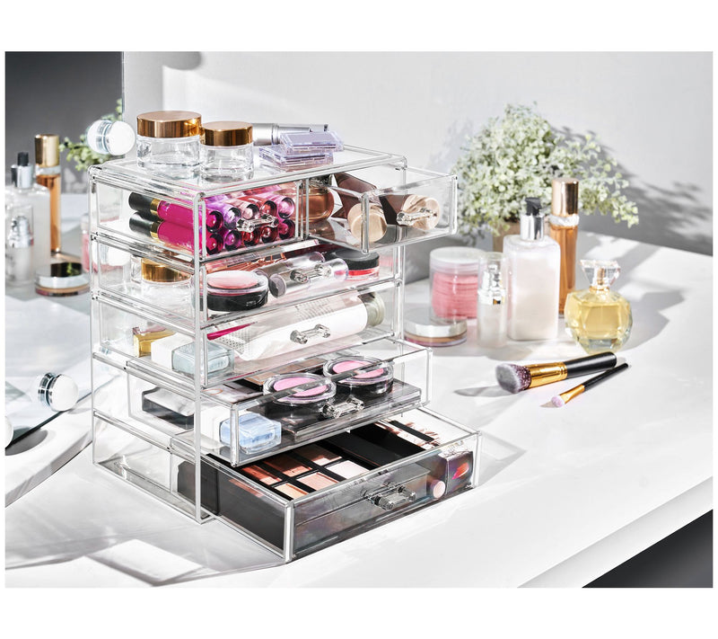 Sorbus Makeup and Jewelry Storage Case with 6 Drawers — View 14