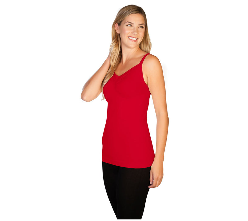 skinnytees Missy Ruched Front Tank — View 16