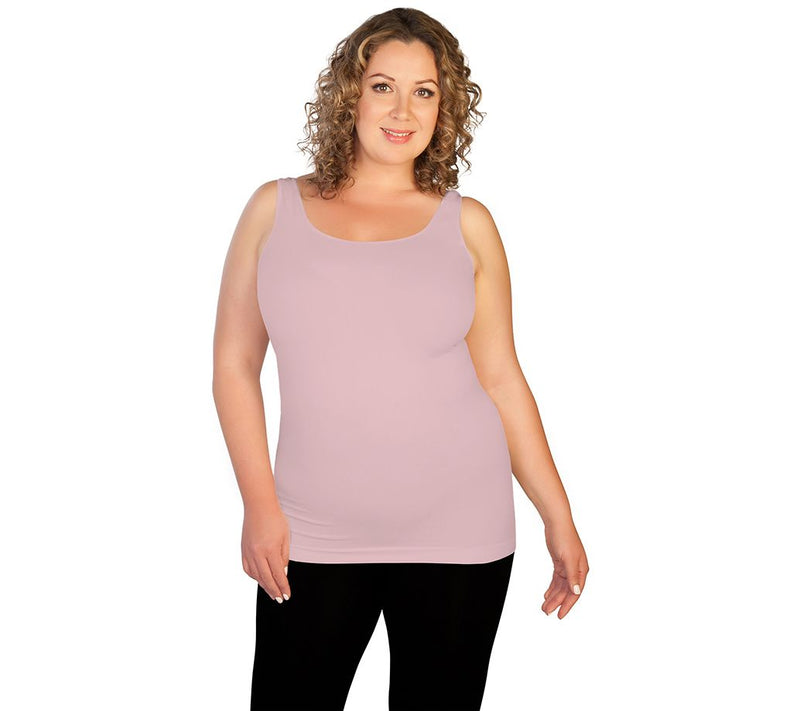skinnytees Plus Basic Tank — View 4