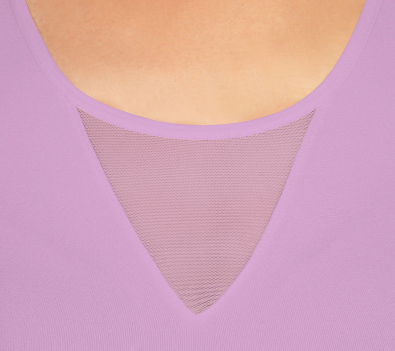 skinnytees Plus Mesh V-Neck Tank — View 16