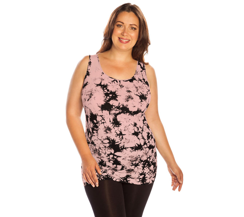 skinnytees Plus Tye-Dye Tank — Main view