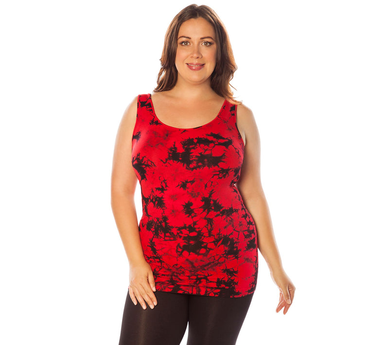 skinnytees Plus Tye-Dye Tank — View 11