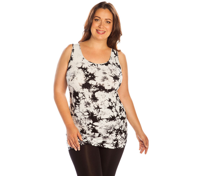 skinnytees Plus Tye-Dye Tank — View 13